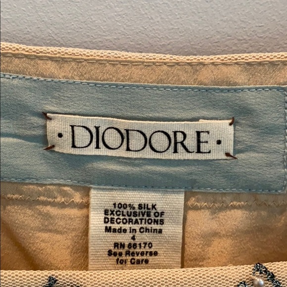 🎉HP Anthropologie Diodore Silk Dress w/Beading - Picture 4 of 6